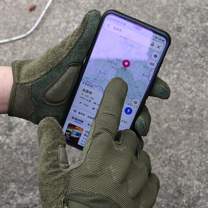 Knit Glove Touch Screen - Rękawice taktyczne z pełnymi palcami Super