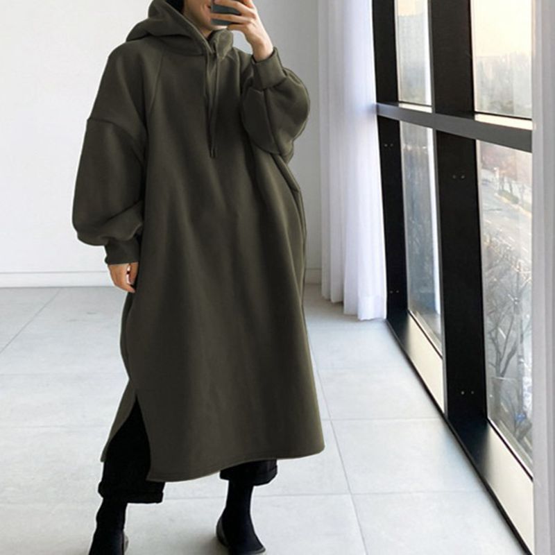 Winter Clothing Ladies - Jesienno-zimowy damski sweter sportowy z kapturem,