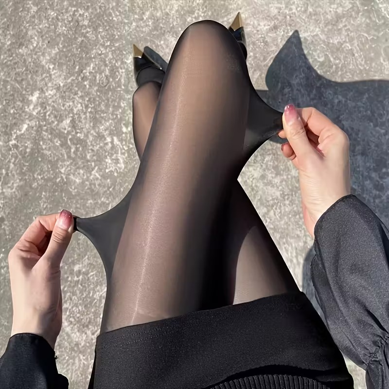 Winter Clothing Essentials For Women - Zimowe legginsy termiczne z wełny damskie,