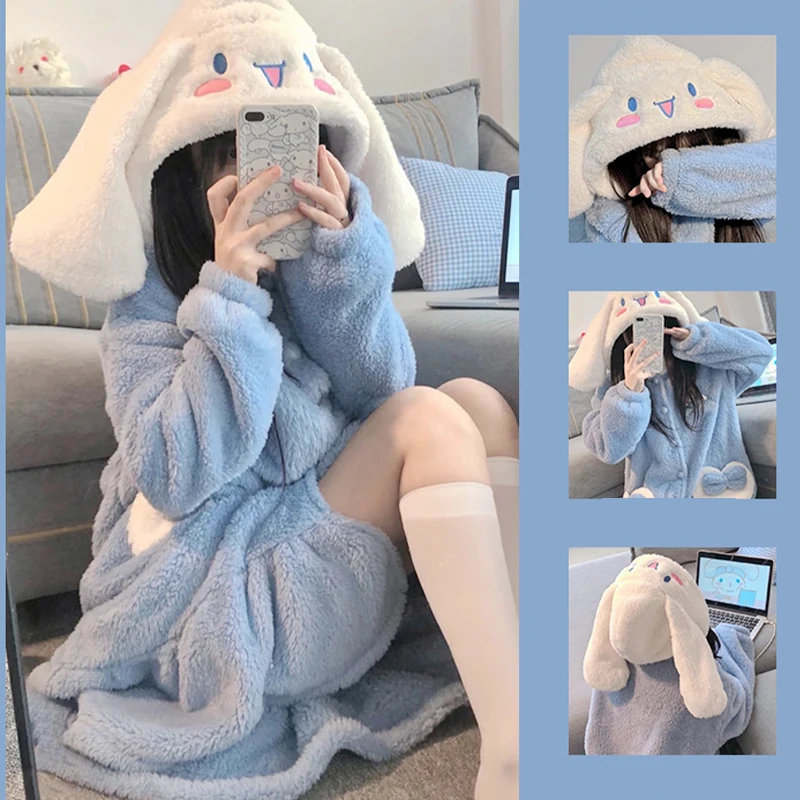 Winter Clothing Clearance - 2 szt. Pluszowy zestaw piżamowy Hello