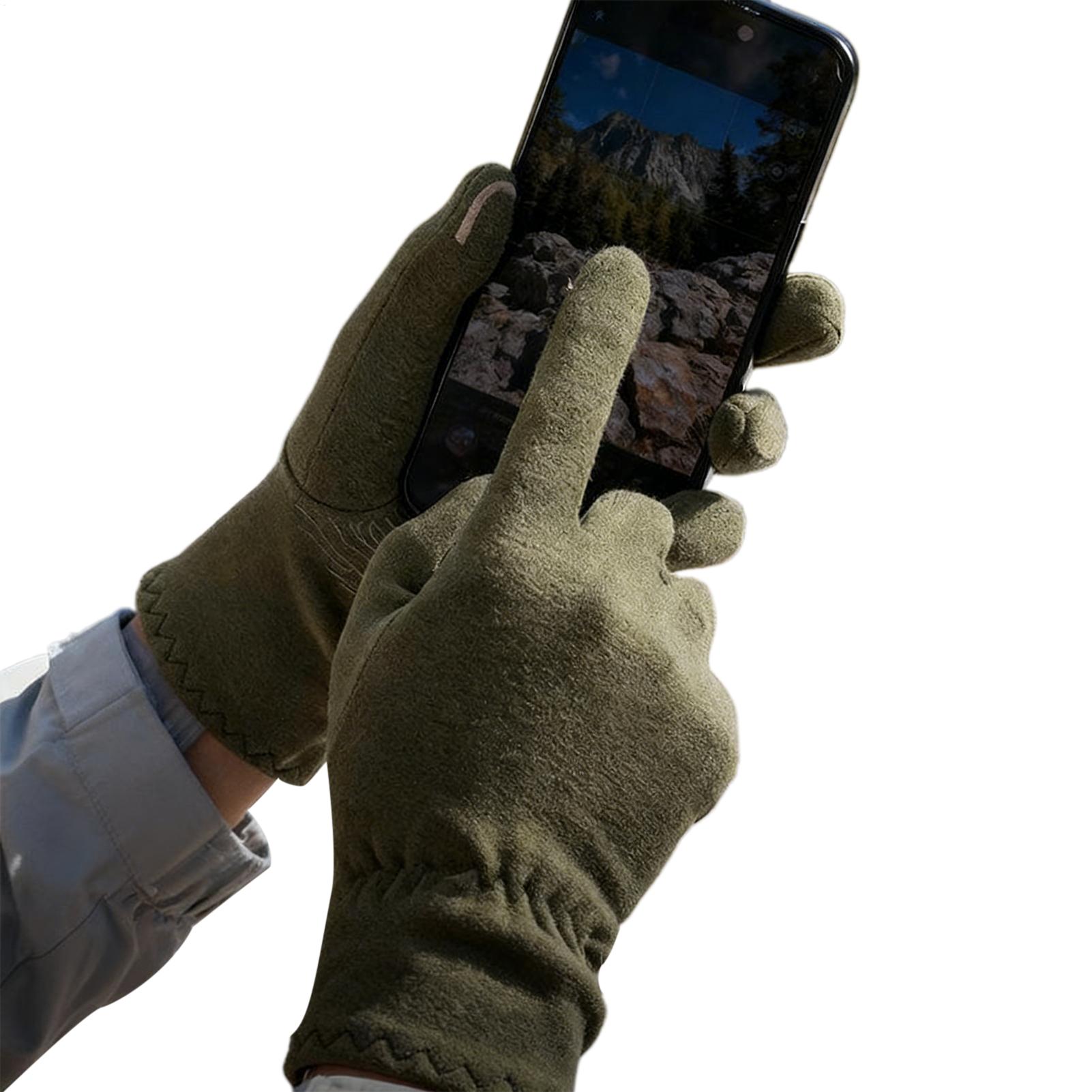 Knit Glove Touch Screen - Damskie rękawice trekkingowe z ekranem dotykowym,