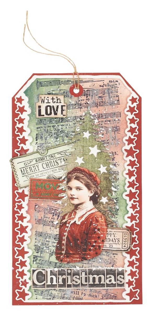Etykieta gwiazda zimowa zabawk – Winter Clothing Label recenzja i cena