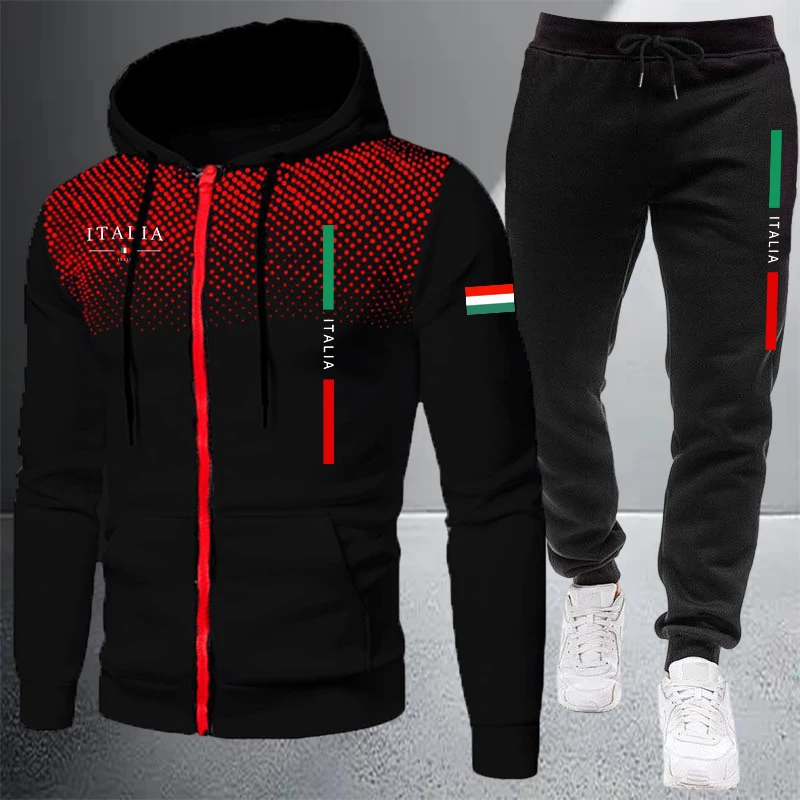Męski dres sportowy z kapturem – Winter Clothing Clearance recenzja i cena