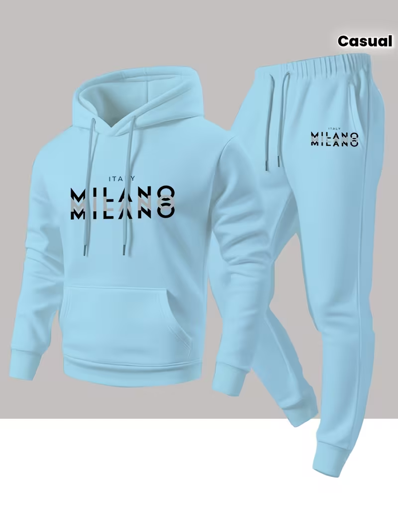 Męski modny zestaw z nadrukiem – Winter Clothing Clearance recenzja i cena