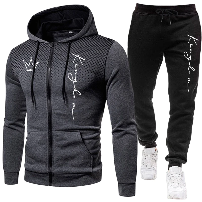 Męski dres z kurtką, casualowy – Winter Clothing Clearance recenzja i cena