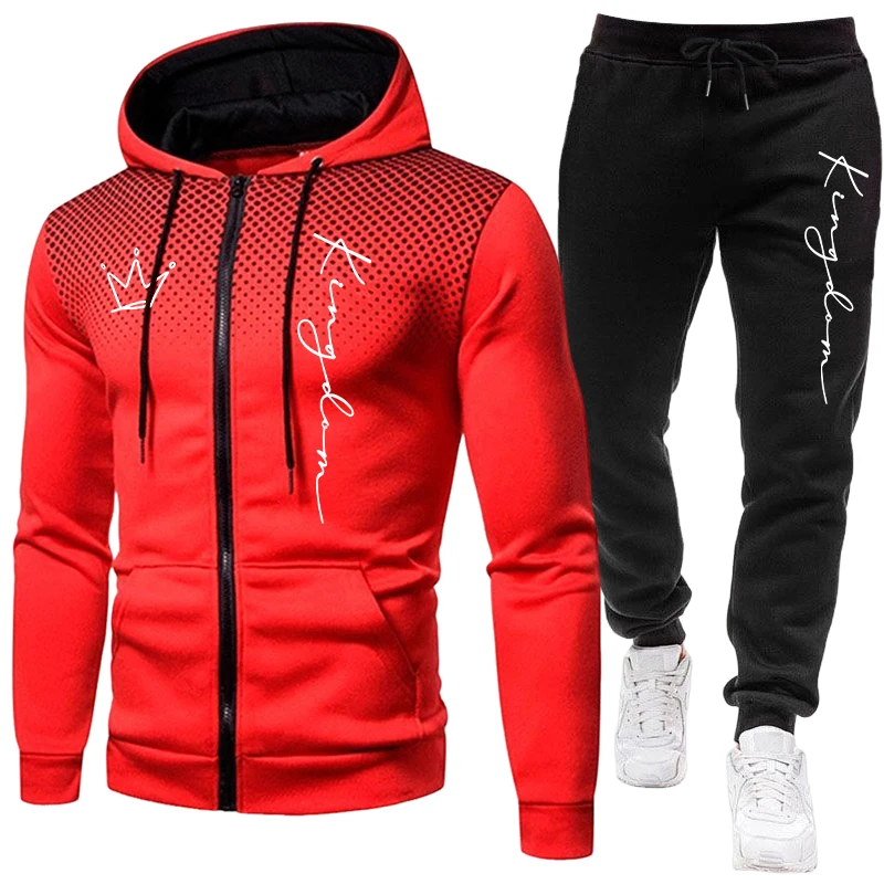Męski dres z kurtką, casualowy – Winter Clothing Clearance recenzja i cena