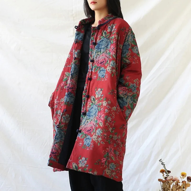Odzież w stylu chińskim, ciepł – Winter Clothing For Woman recenzja i cena
