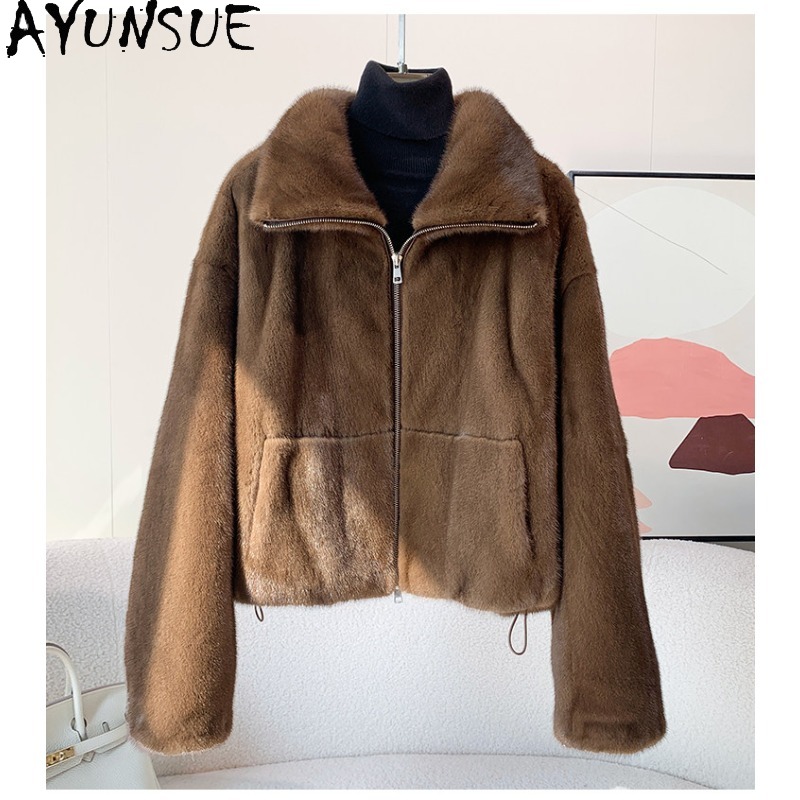 AYUNSUE Fioletowa Aksamitna Ku – Winter Clothing Label recenzja i cena