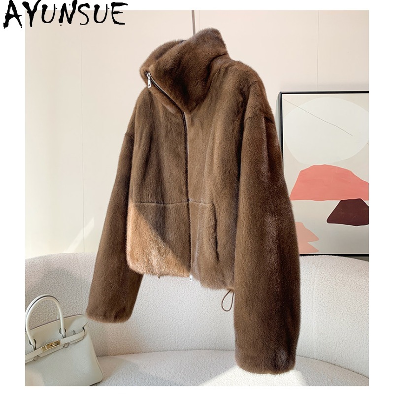 AYUNSUE Fioletowa Aksamitna Ku – Winter Clothing Label recenzja i cena
