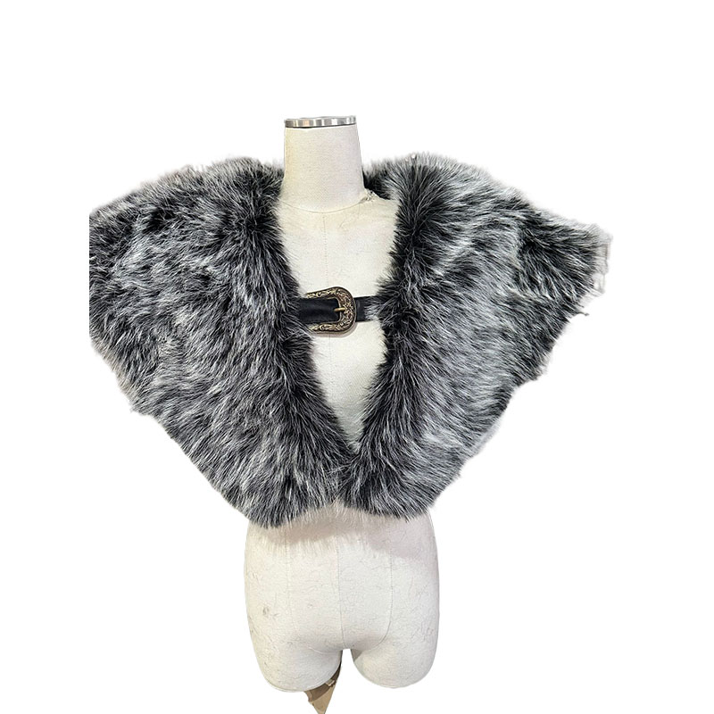 Kołnierz z futra na Halloween, – Winter Clothing For Woman recenzja i cena