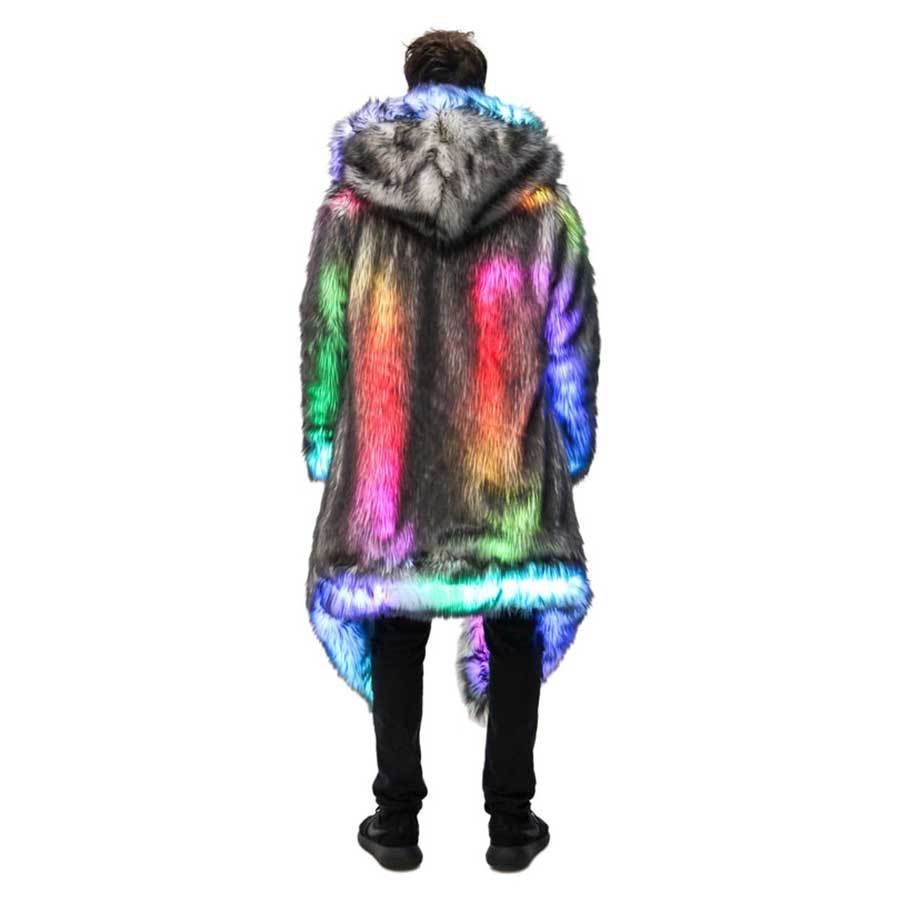 Męski płaszcz ze sztucznego fu – Winter Clothing Clearance recenzja i cena