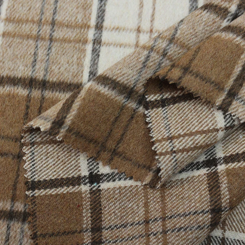 Tkanina wełniana w kratę, mięk – Winter Clothing For Woman recenzja i cena