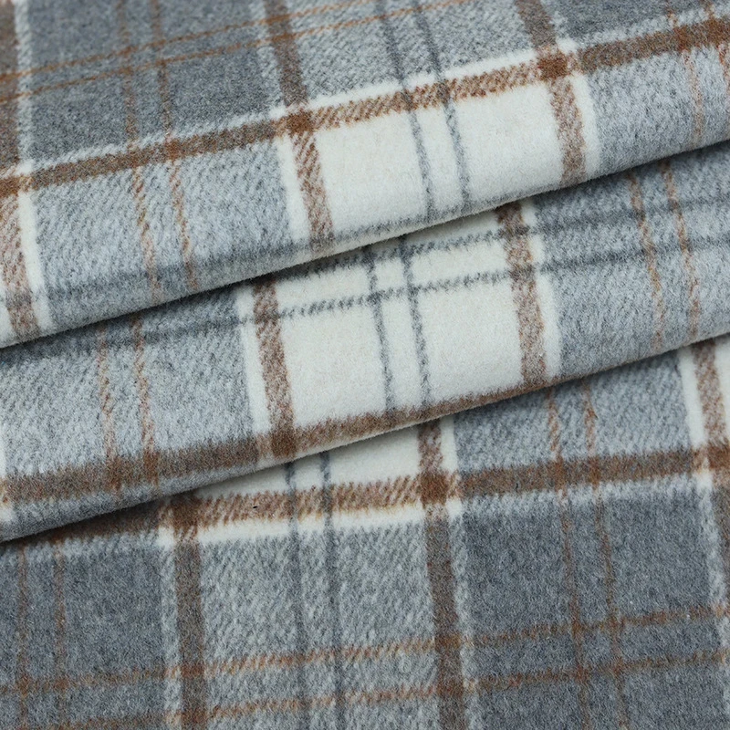 Tkanina wełniana w kratę, mięk – Winter Clothing For Woman recenzja i cena
