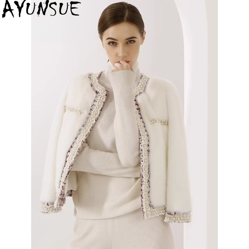 AYUNSUE Fioletowy Płaszcz z Fu – Winter Clothing Label recenzja i cena