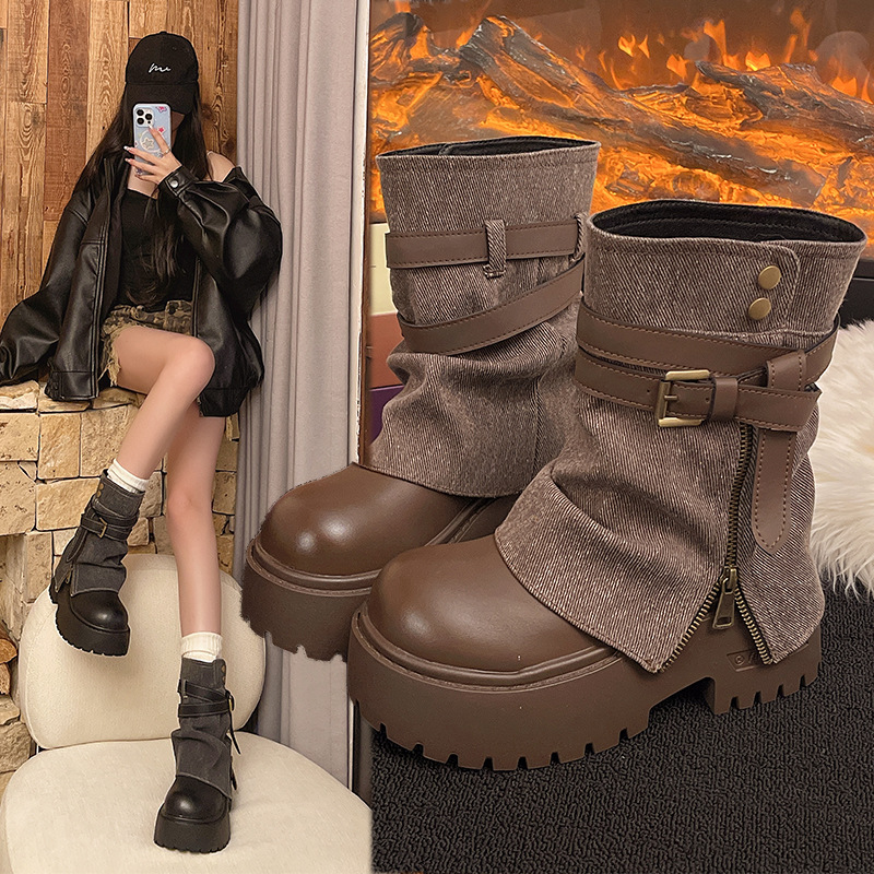 Botki damskie Kowbojki na plat – Winter Clothing Ladies recenzja i cena