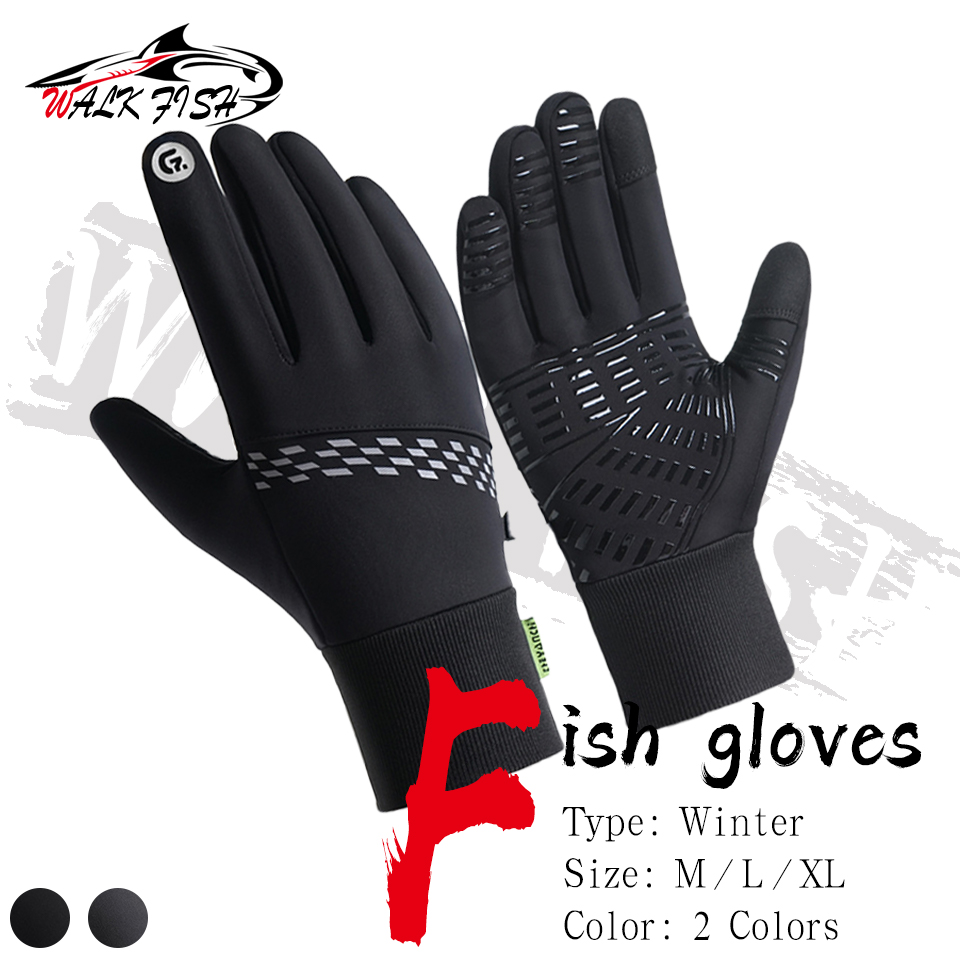 Rękawice wędkarskie WALK FISH, – Knit Glove Touch Screen recenzja i cena