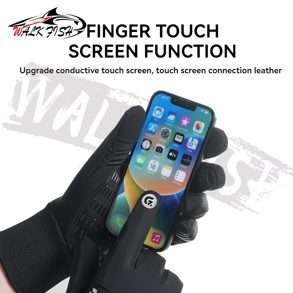 Rękawice wędkarskie WALK FISH, – Knit Glove Touch Screen recenzja i cena