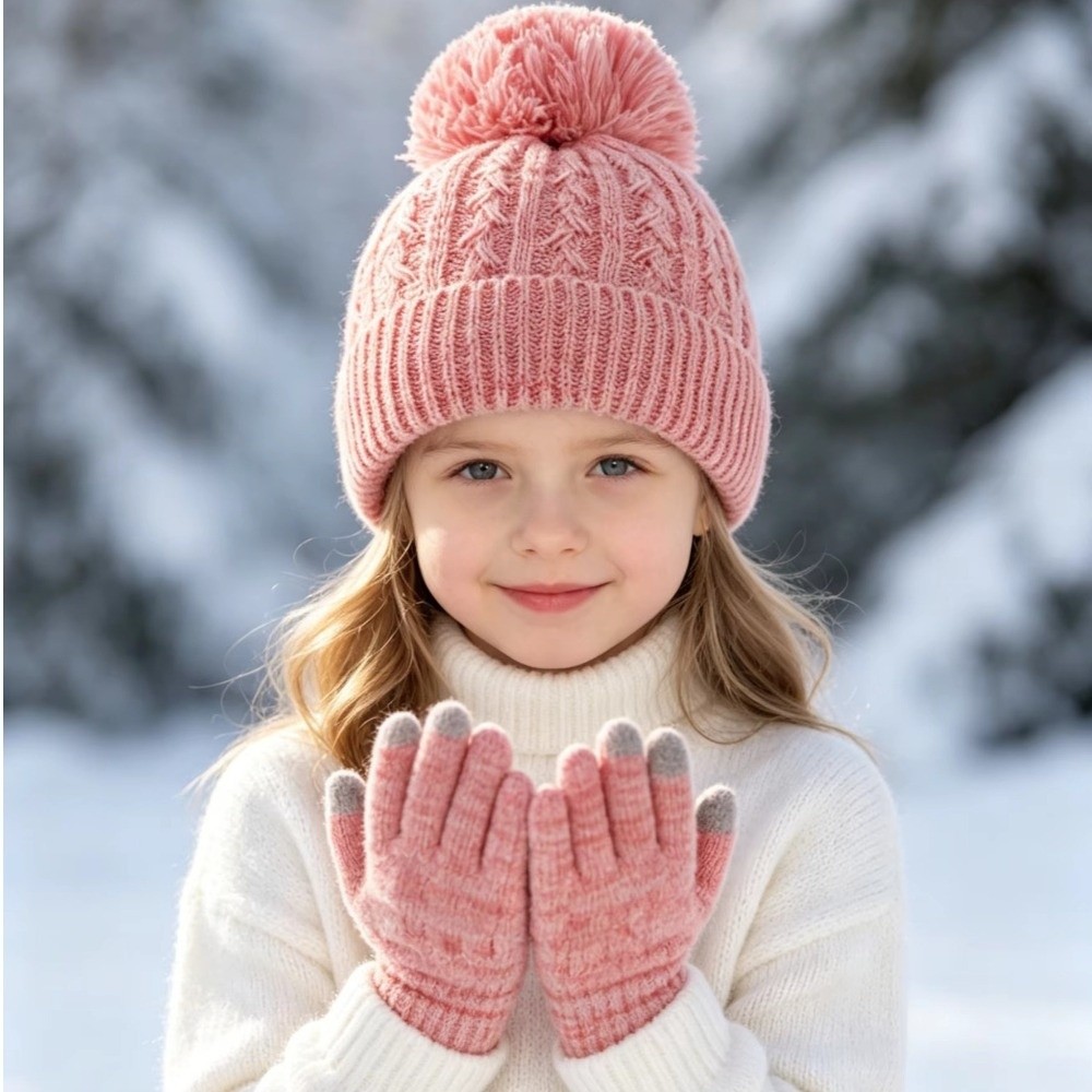 2 szt./zestaw Modny zimowy zes – Knit Glove Touch Screen recenzja i cena