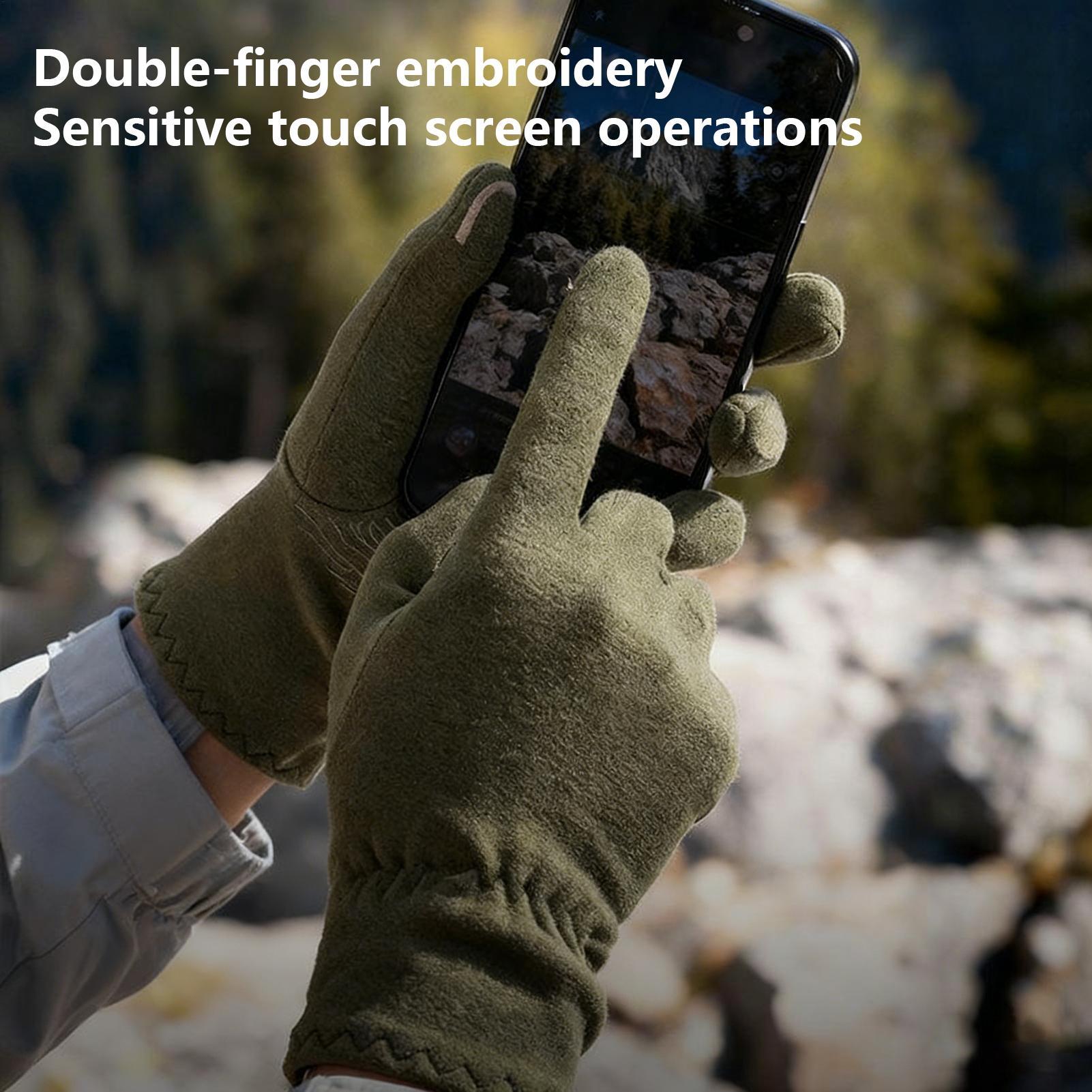 Damskie rękawice trekkingowe z – Knit Glove Touch Screen recenzja i cena